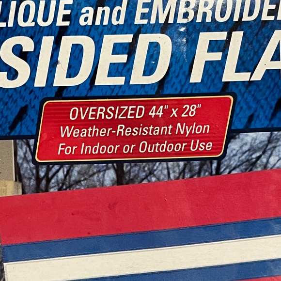 Los Angeles LA Clippers NB 2 Sided Applique Embroidered Flag Banner 44 X 28 Red - Picture 5 of 9